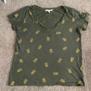 Lightly worn express pineapple shirt